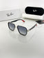 RAYBAN SILVER BLUE SHADED 10 SUNGLASSES