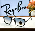 RB 4413 Black BLUE DC GLASS LENS