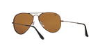RB Aviator Classic Brown Brown UV-400 Sunglasses
