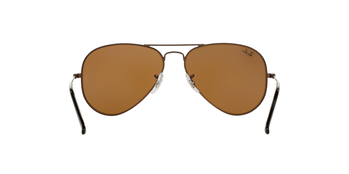 RB Aviator Classic Brown Brown UV-400 Sunglasses