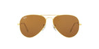 RB Aviator Classic Gold Brown UV-400 Sunglasses