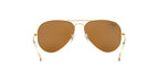 RB Aviator Classic Gold Brown UV-400 Sunglasses