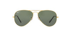 RB Aviator Classic Gold G-15 UV-400 Sunglasses