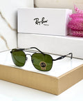 RB 1208 BLACK GREEN UV-400 SUNGLASSES