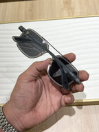 RB #6 METAL GREY BLACK UV-400 SUNGLASSES