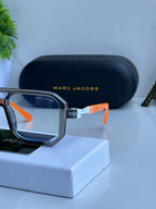 MJ 6125  WHITE GREY TRANSPERANT MENS UV-400 SUNGLASSES