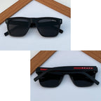 PRADA 3835 FULL BLACK MENS UV-400 SUNGLASSES