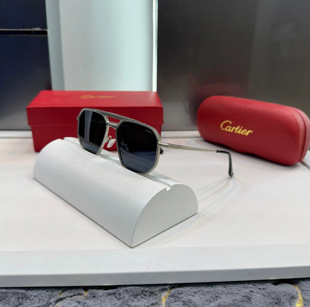 Cartier Silver Black 3078 Ultimate Luxury Shade