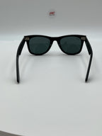 Classic Wayfarer-Style Sunglasses – Black Frame with Grey Lenses | Unisex Retro Eyewear