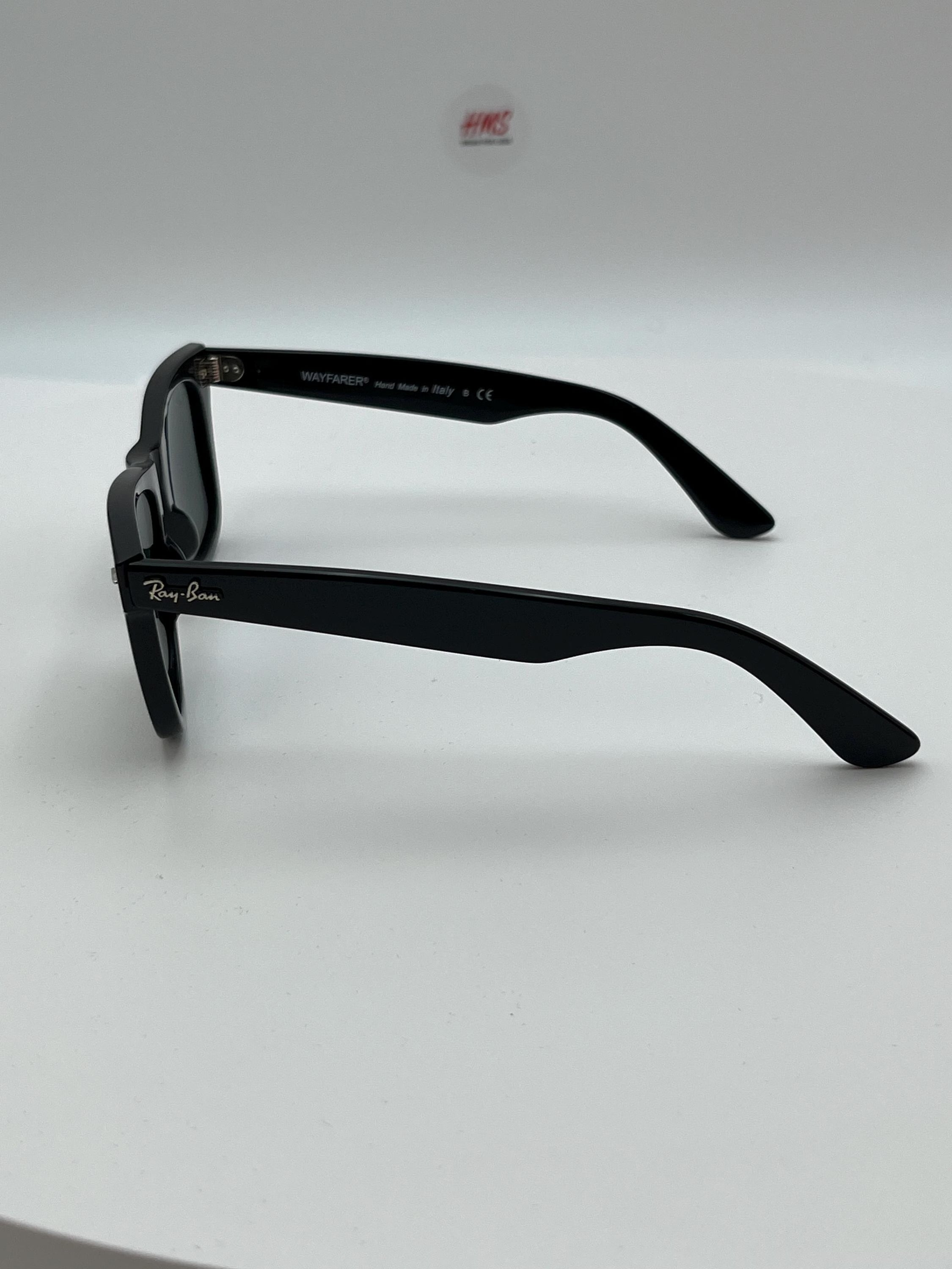 Classic Wayfarer-Style Sunglasses – Black Frame with Grey Lenses | Unisex Retro Eyewear