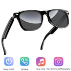 Smart glasees With Camera AI Photo Recognition Bluetooth Call Voice Sunglasses
