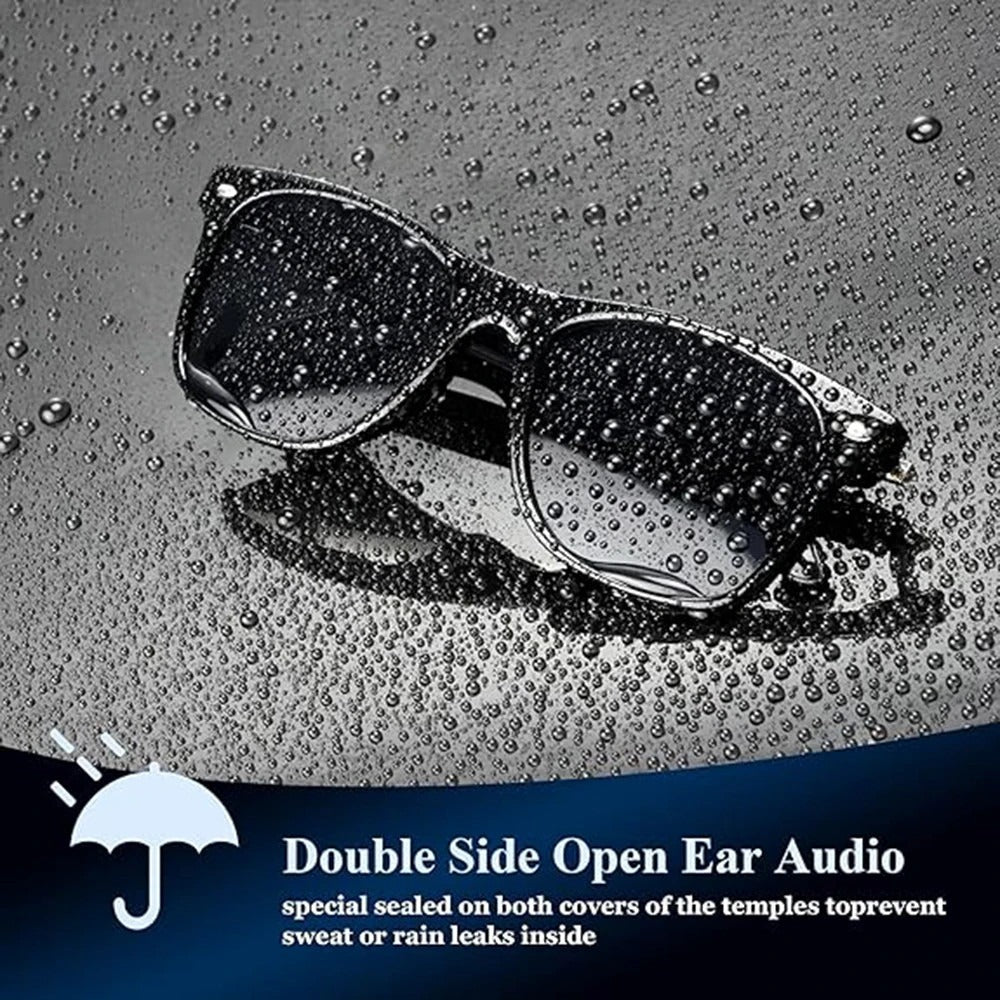 Smart glasees With Camera AI Photo Recognition Bluetooth Call Voice Sunglasses