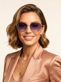 GUESS - Women Butterfly Sunglasses with UV Protected Lens