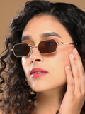 HAUTE SAUCE - Women The Bash Geometric Sunglass