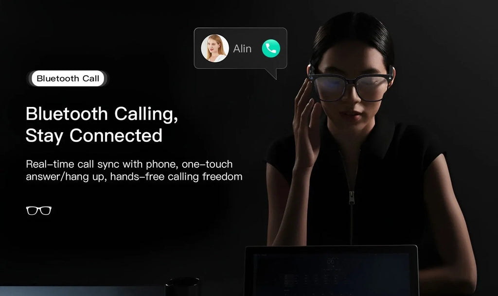 M02S AI Smart Glasses Camera/Photo Taking/Video Recording/Calling/translate ggb