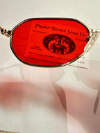 Paper Street Tyler Durden Sunglasses Shades Fight Club NEW Oliver Peoples 523 Brad Pitt Red costume Aero Plane Scene Style