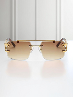 DressBerry - Women Square Sunglasses with UV Protected Lens Dress 5823