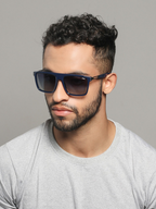 IDEE - Men Square Sunglasses with UV Protected Lens IDS2956C4SG