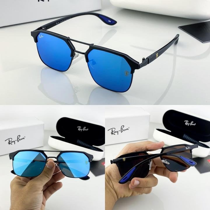 RAYBAN 04 BLACK BLUE MERCURY