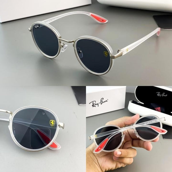 RAYBAN WHITE BLACK 02 3675