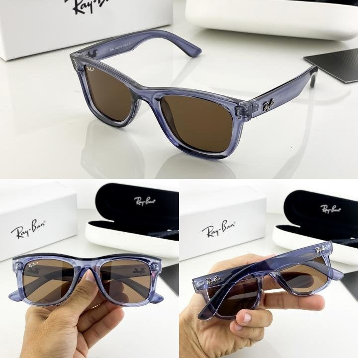 RAYBAN BLUE BROWN REVERSE 63