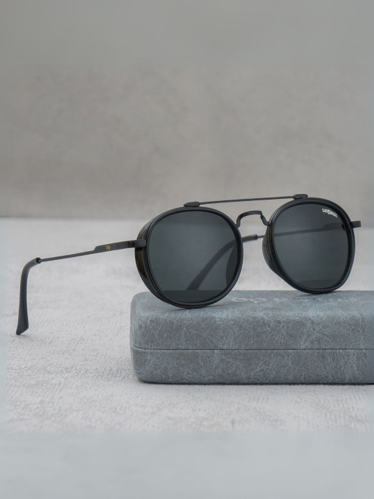 Metal Frame Round Sunglasses