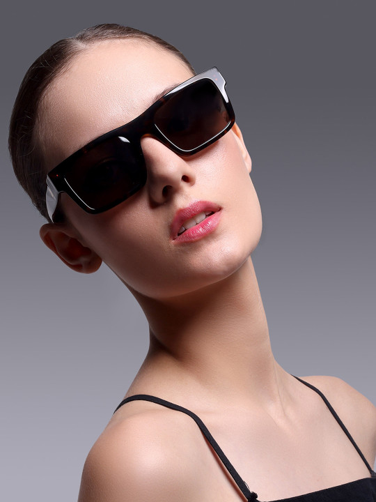 Augussto - AUGUSSTO Majeste Unisex UV Protected Rectangle Premium Sunglasses