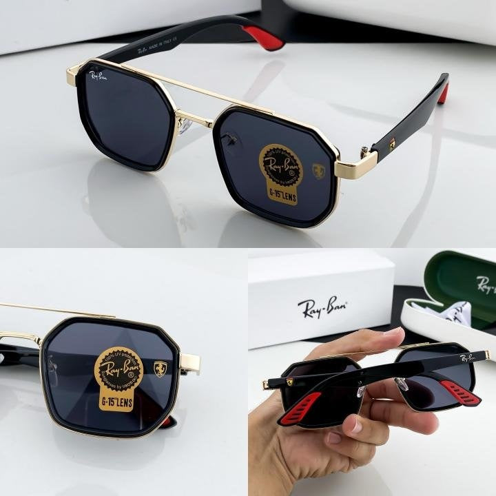 RAYBAN09 GOLD BLACK