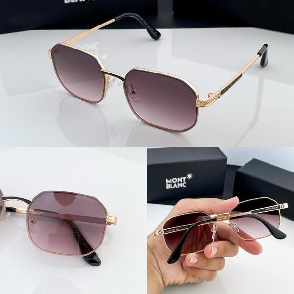 Mont Blanc Gold Purple 2253 Sunglasses