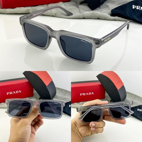 Prada Grey Black 25Z Sunglasses