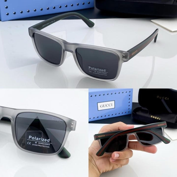 Gucci Grey Black 83123 Sunglasses