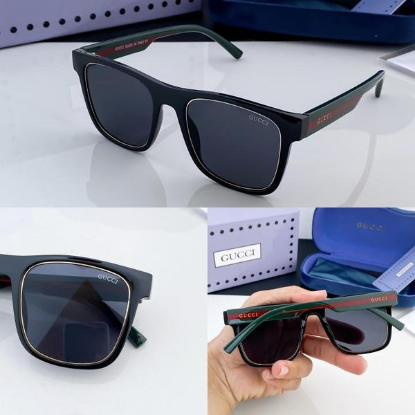 Gucci Black Green SID 1001 Sunglasses