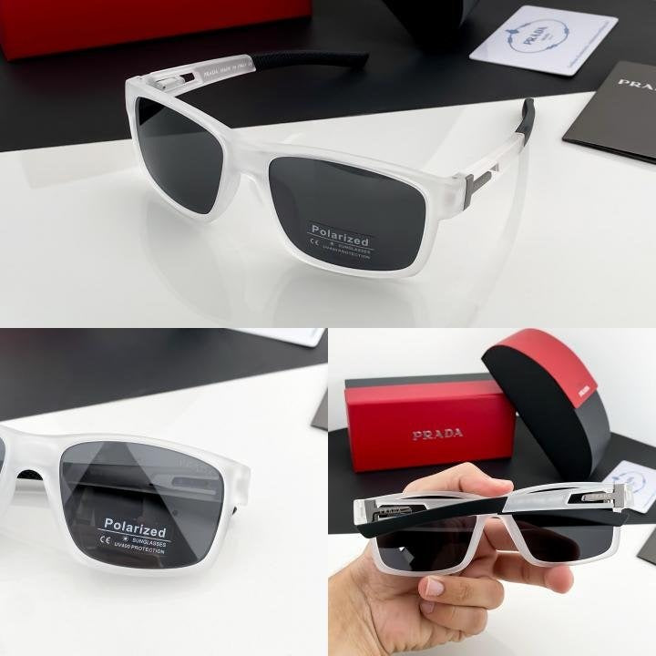 Prada White Black 9915 Sunglasses
