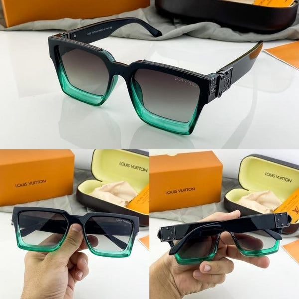 Louis Vuitton Black Blue 65N Sunglasses