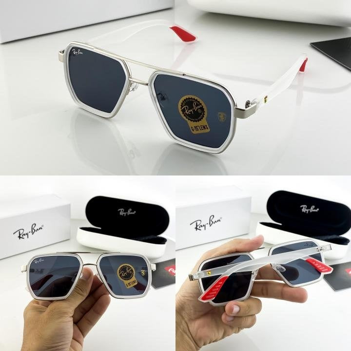 RAYBAN ICE BLACK RED 10