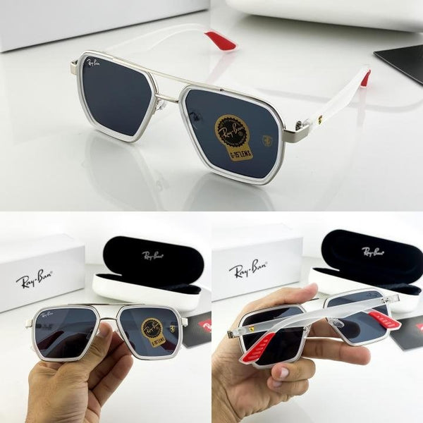 RAYBAN ICE BLACK RED 10