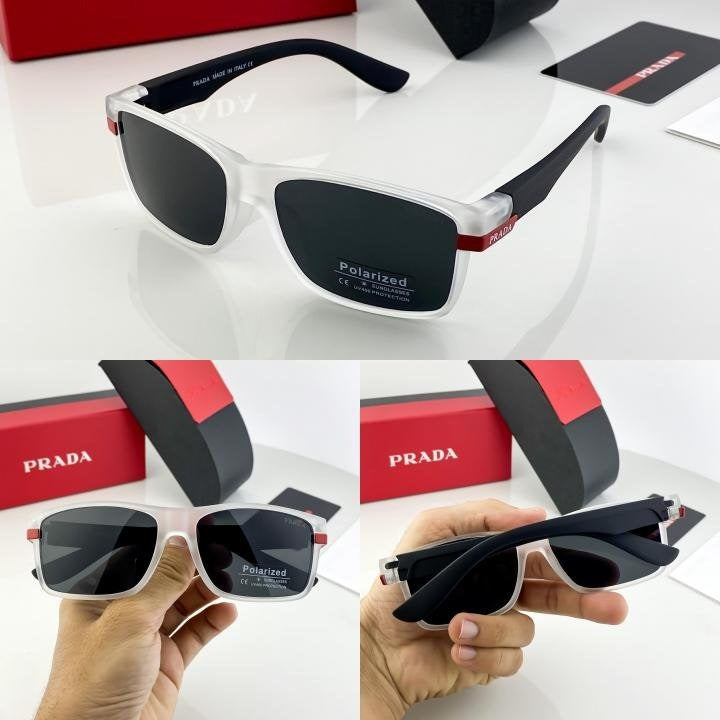 Prada White Black 78 Sunglasses
