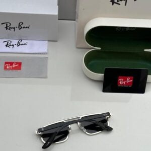 RAYBAN SILVER BLACK 101653