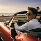 Retro Metal Steampunk Sunglasses for Men & Women – Boxy Aviator Shades, UV400 Polarized Lenses, Classic Metal Frame + Protective Case