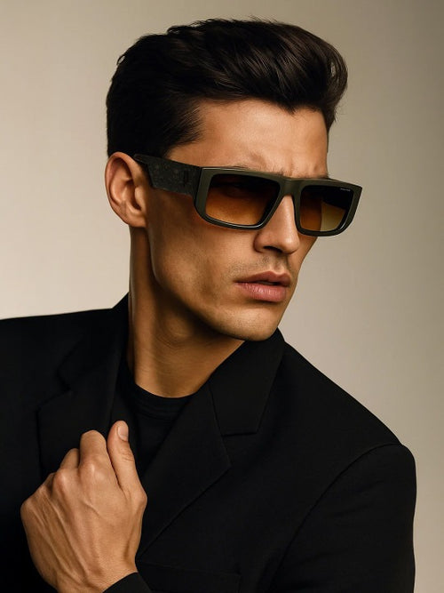 Police Unisex Rectangle Sunglasses