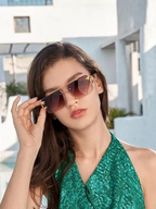 DressBerry - Women Square Sunglasses with UV Protected Lens Dress 5823