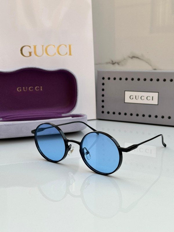 Gucci Black Blue Metal 4021 Sunglasses Main image