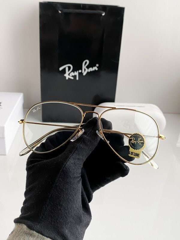Rayban gold frame 3026