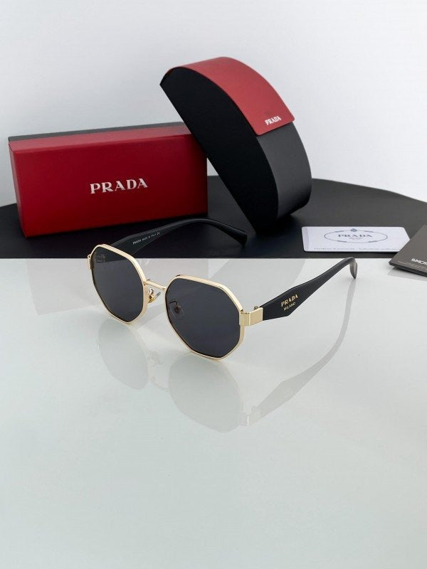 Prada Gold Black 97S Sunglasses Main image
