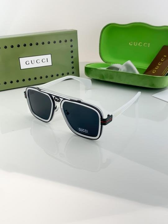 Gucci White Black 1295 Sunglasses Main image