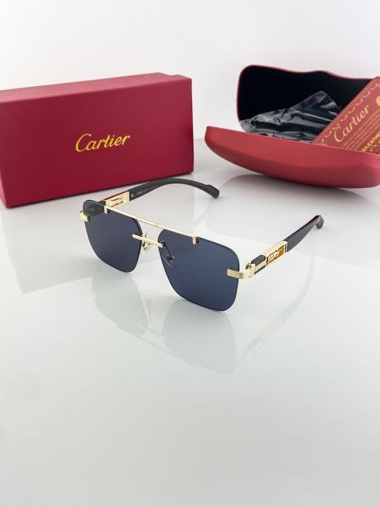 Cartier Gold Black 3120 Sunglasses Main image
