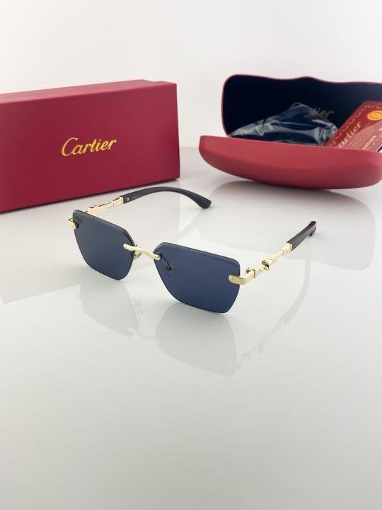 Cartier Gold Black 61 Sunglasses Main image