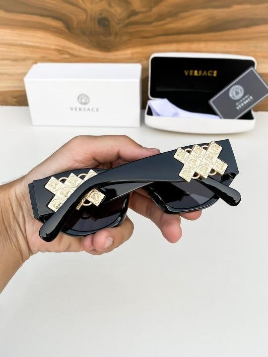 Versace Gold Black 4200 Sunglasses