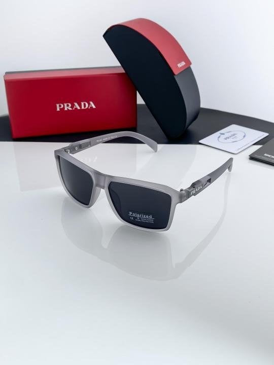 Prada Grey Black 90 Sunglasses Main image