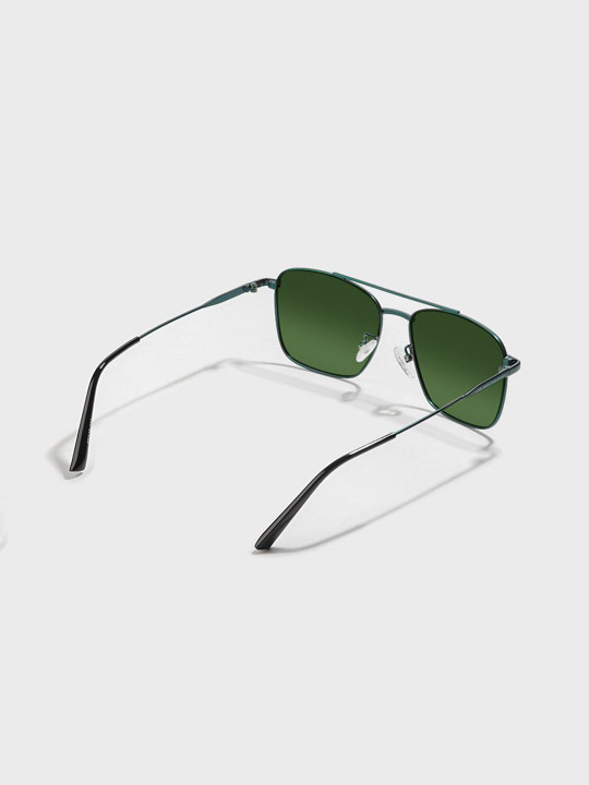 SAM & MARSHALL VEIN -  Square Sunglasses UV Protected Lens VEIN_GREEN_GREEN_2930